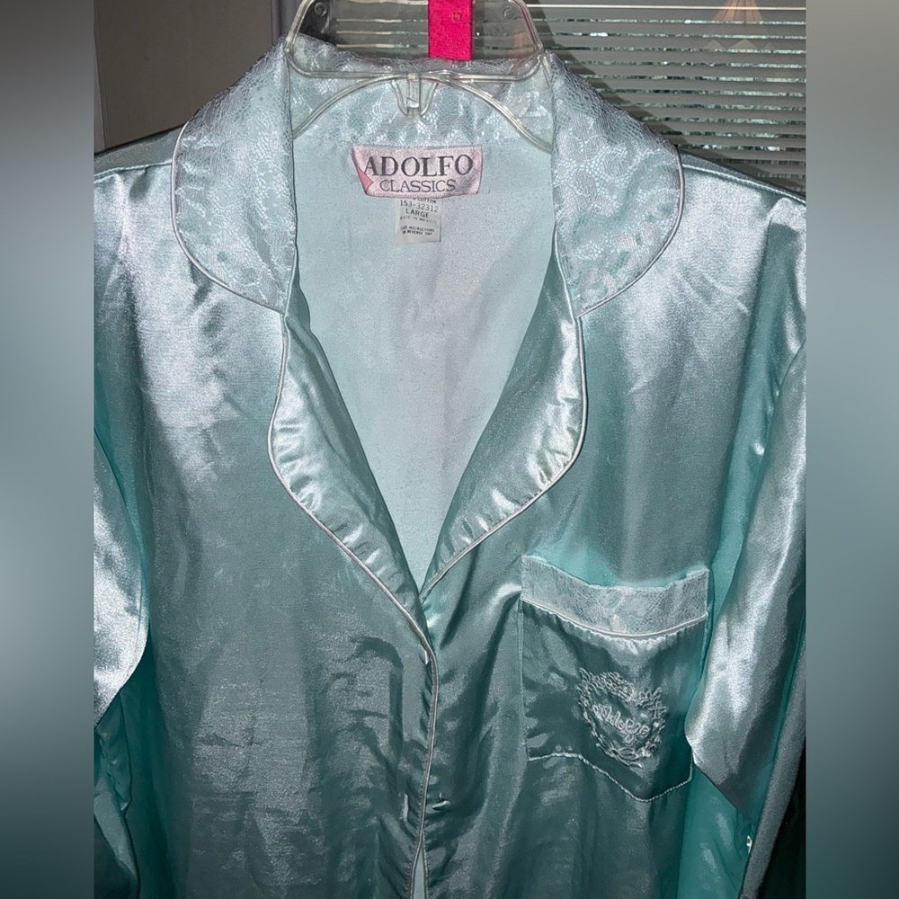 Adolfo Classics Vintage Ladies Sleepwear Size L - Picture 4 of 7